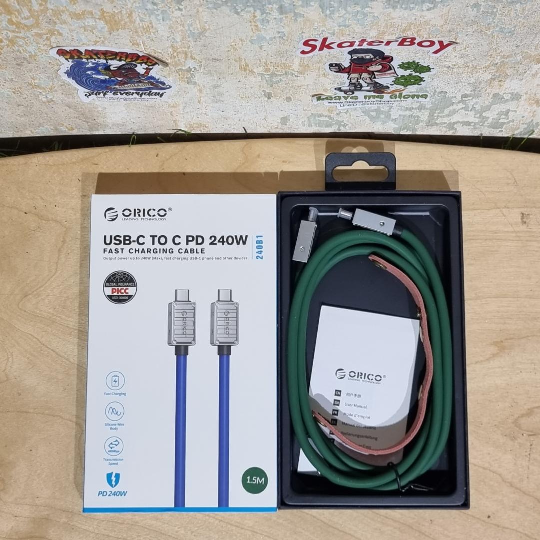 [1300] สายชาร์จ ส่งข้อมูล type c to type c PD 480mbps ชาร์จเร็ว 240W หนา6มิล ทนทาน ใช้ได้นาน