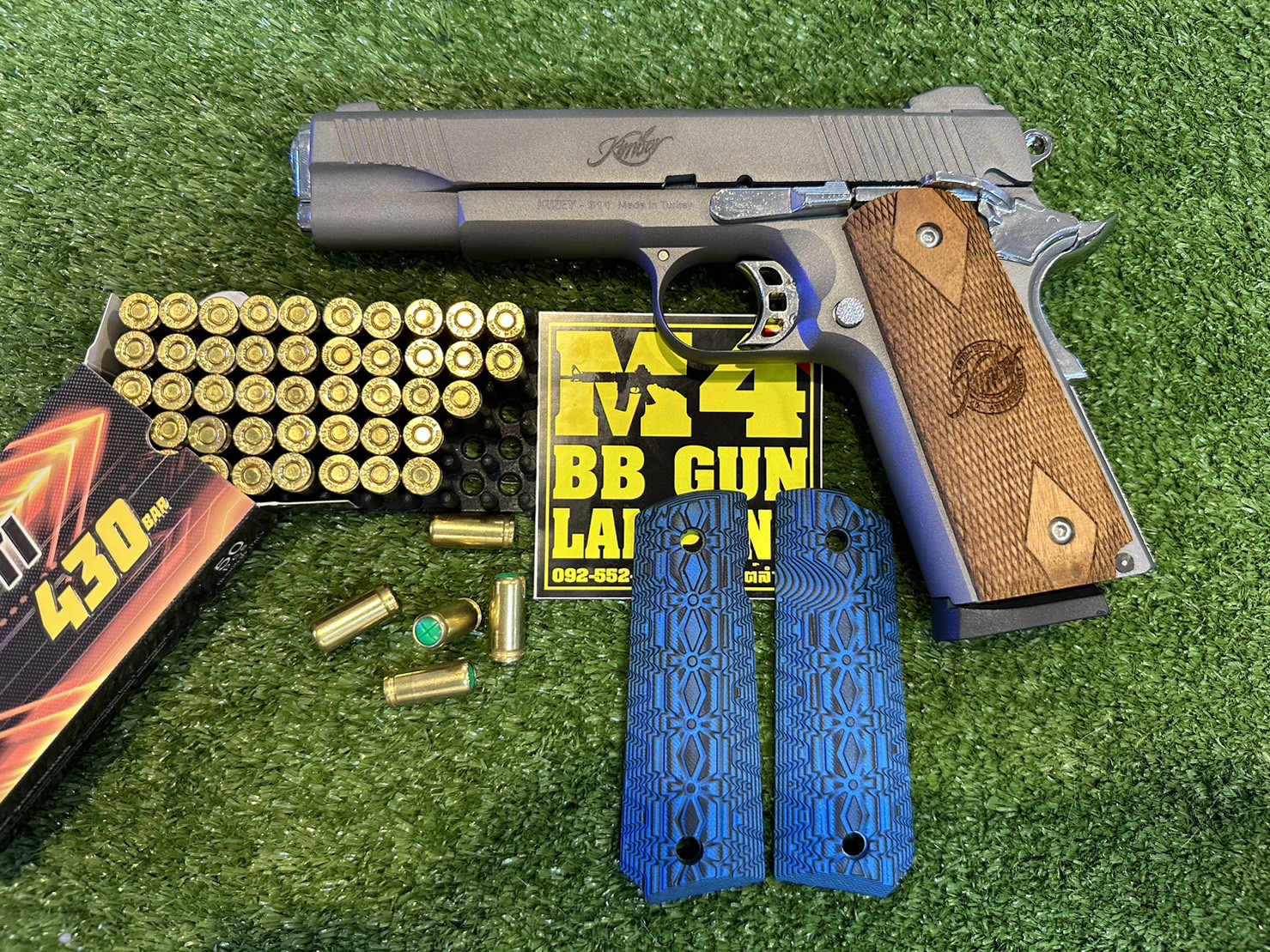 KUZEY M1911 ลาย KIMBER ลำกล้อง 5" สีสโมค