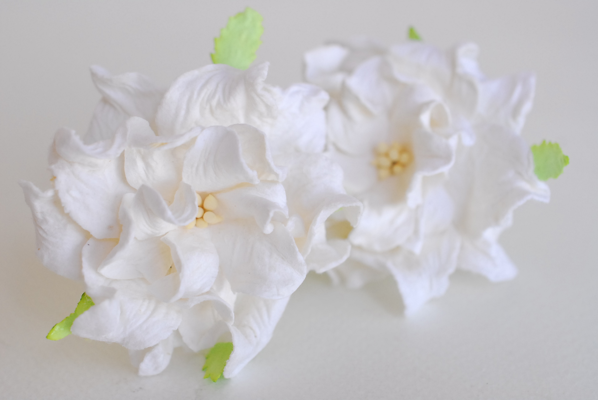 ดอกไม้กระดาษสา ราคาส่ง, ดอกการเดนเนียกระดาษสา ดอกไม้ประดิษฐ์ ตกแต่งงานแต่งงาน ประดิษฐ์ข้อมือเพื่อนเจ้าสาว ขนา่ด 5.5 cm., สำหรับของชำร่วย, งานแต่งงาน, ดอกไม้ทำข้อมือเจ้าสาว สีขาว จำนวน 25 ดอก Paper flower,25 Pieces mulberry gardenia flowers suppiles