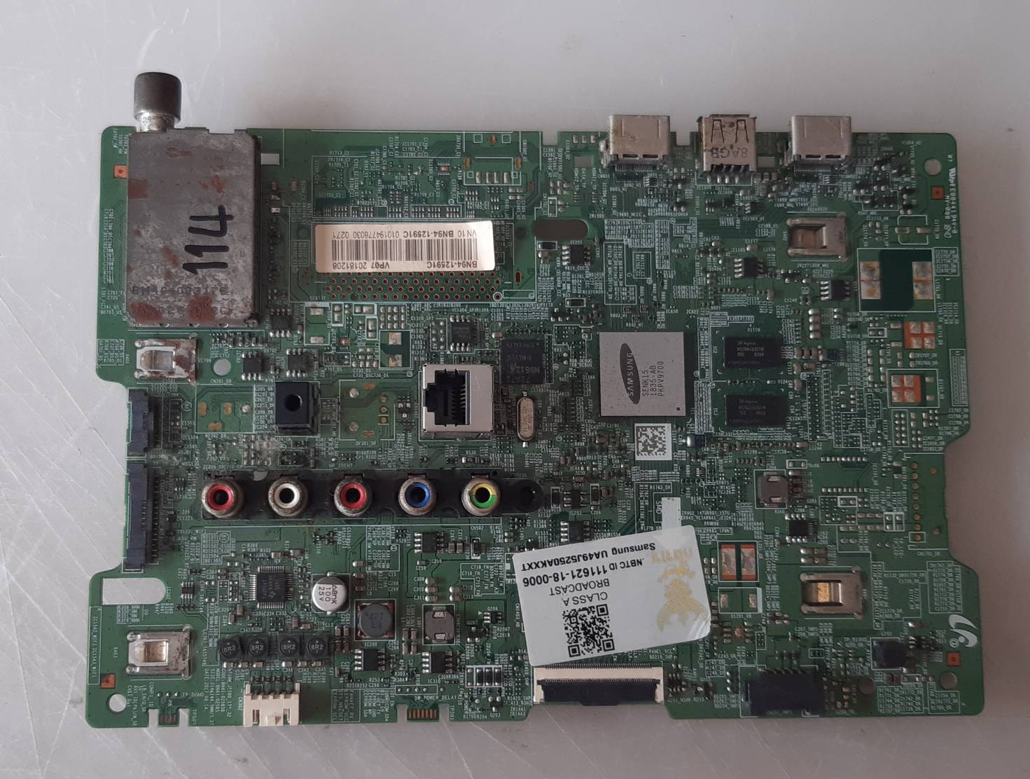 อันที่ 114 Samsung UA49J5250AK ซีสเตร็ม BN94-12591C ดีเทสแล้ว