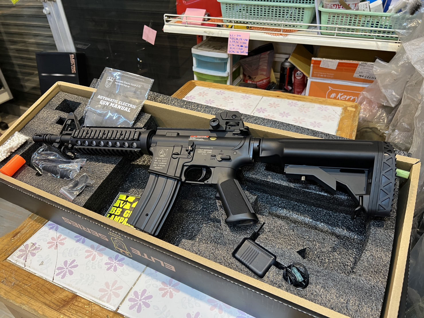 Golden Eagle F6624 M4 CQB บอดี้ ABS