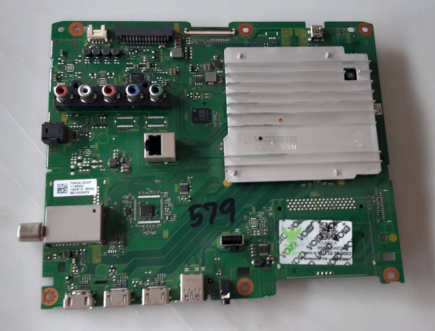 อันที่ 579 Panasonic TH-43FX500T ซีสเตร็ม TNPH1196 ดีเทสแล้ว