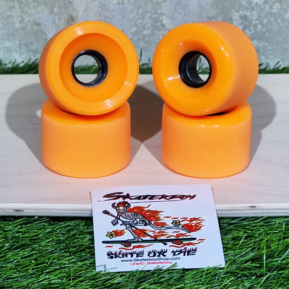 [0316] ล้อสเก็ตบอร์ด 65x45mm 80A หน้าแคบ ขอบมน snap ดี Cruiser skate surf