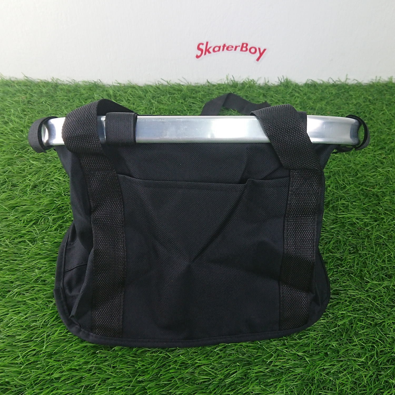 [0901] ตะกร้าหน้า จักรยาน พับได้ ถอดหิ้วได้ อลูมิเนียม 3แบบ E bike Basket