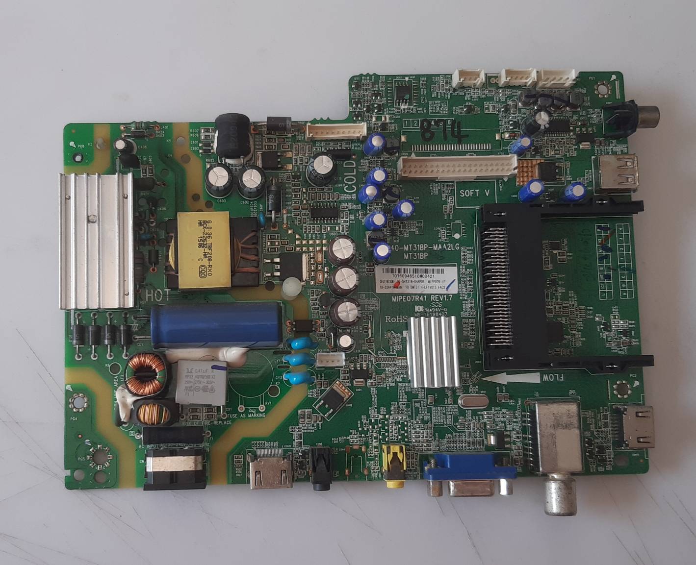 อันที่ 874 TCL 32B2630 ซีสเตร็ม 40-MT31BP-MAA2LG MT31BP ดีเทสแล้ว