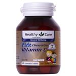 Healthy Care Kids Vitamin C 60 Chewable Tables เฮลตี้แคร์ วิตามินซี สำหรับเด็ก ขนาด 60 เม็ด