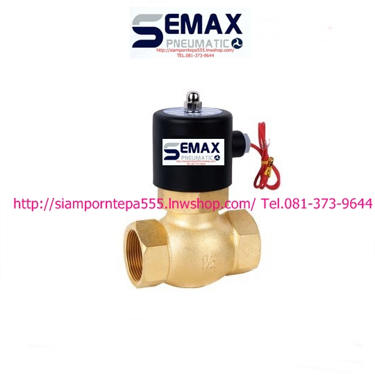 US-40-Serie Solenoid valve 2/2 Size 1-1/2" ไฟ 220v 110v 24DC12DC แบบ NC Pressure 0-15 bar 0-225psi Temp -5-185C ใช้กับ น้ำ ลม น้ำมัน Stream ส่งฟรีทั่วประเทศ