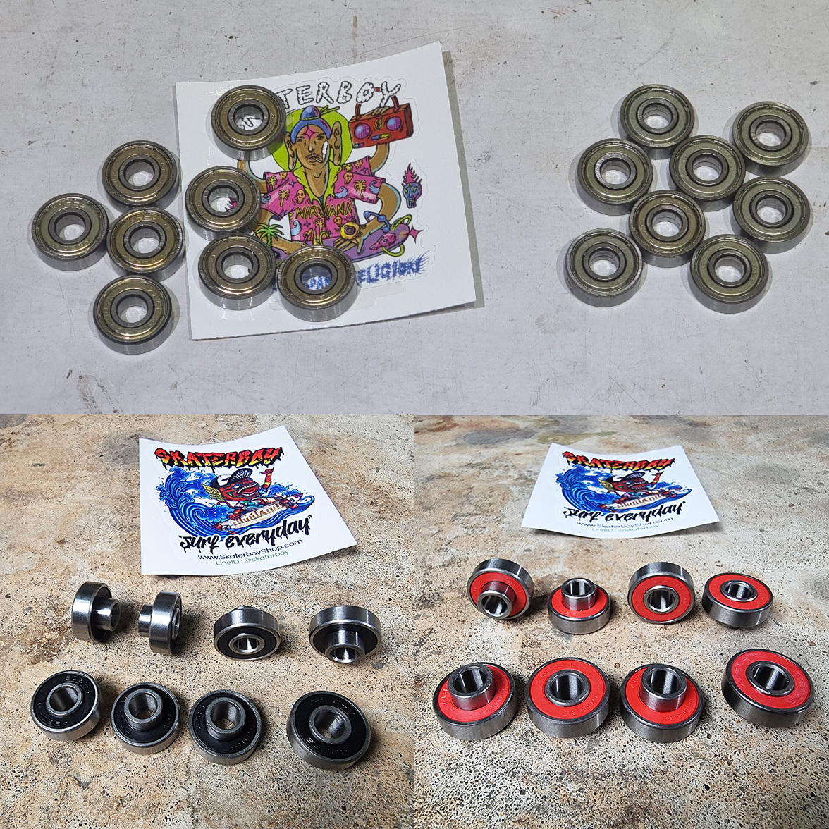 [0318] ลูกปืนล้อสเก็ต แบบถูก ABAC7 9 11 โรลเลอร์ อินลาย สเก็ตบอร์ดอ Bearing
