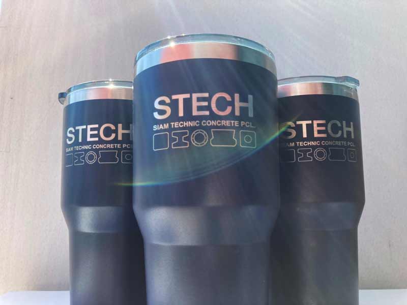 สลักโลโก้บริษัท เลเซอร์โลโก้บริษัท 2 จุด