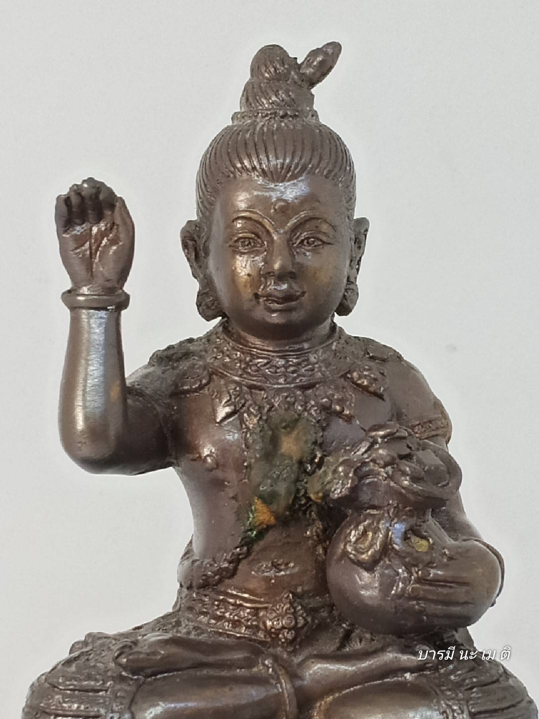 เทพกุมารเพชรพรหมคุณ ขนาด : หน้าตัก 3 นิ้ว