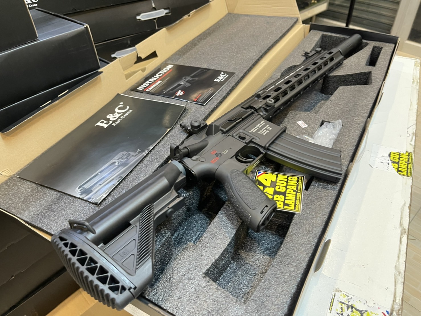 E&C 106 S2 : Geissele HK 416 SMR 14.5 บอดี้โลหะ