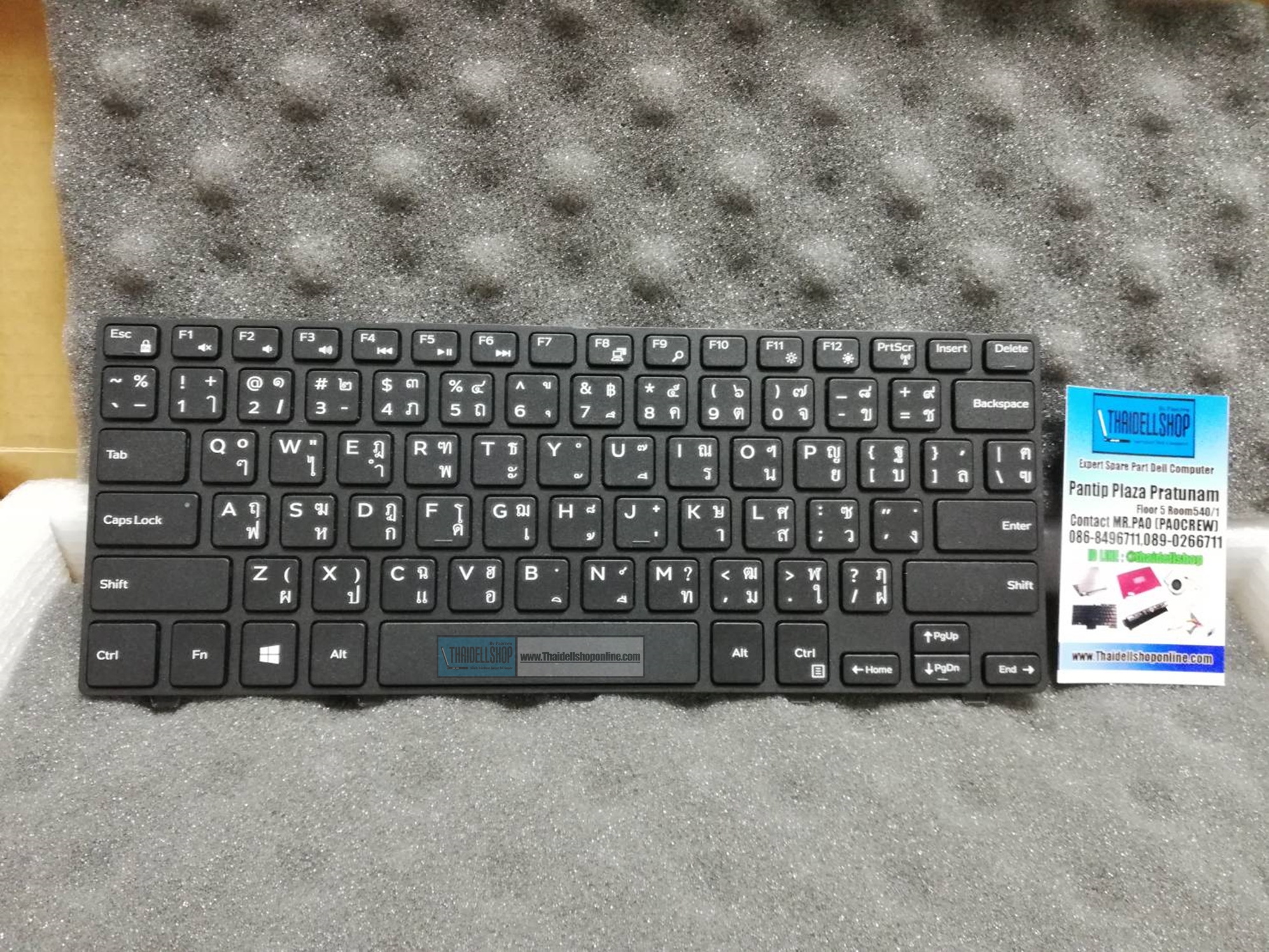 Keyboard Notebook Dell Inspiron Thai/Eng (Part:8JN54)