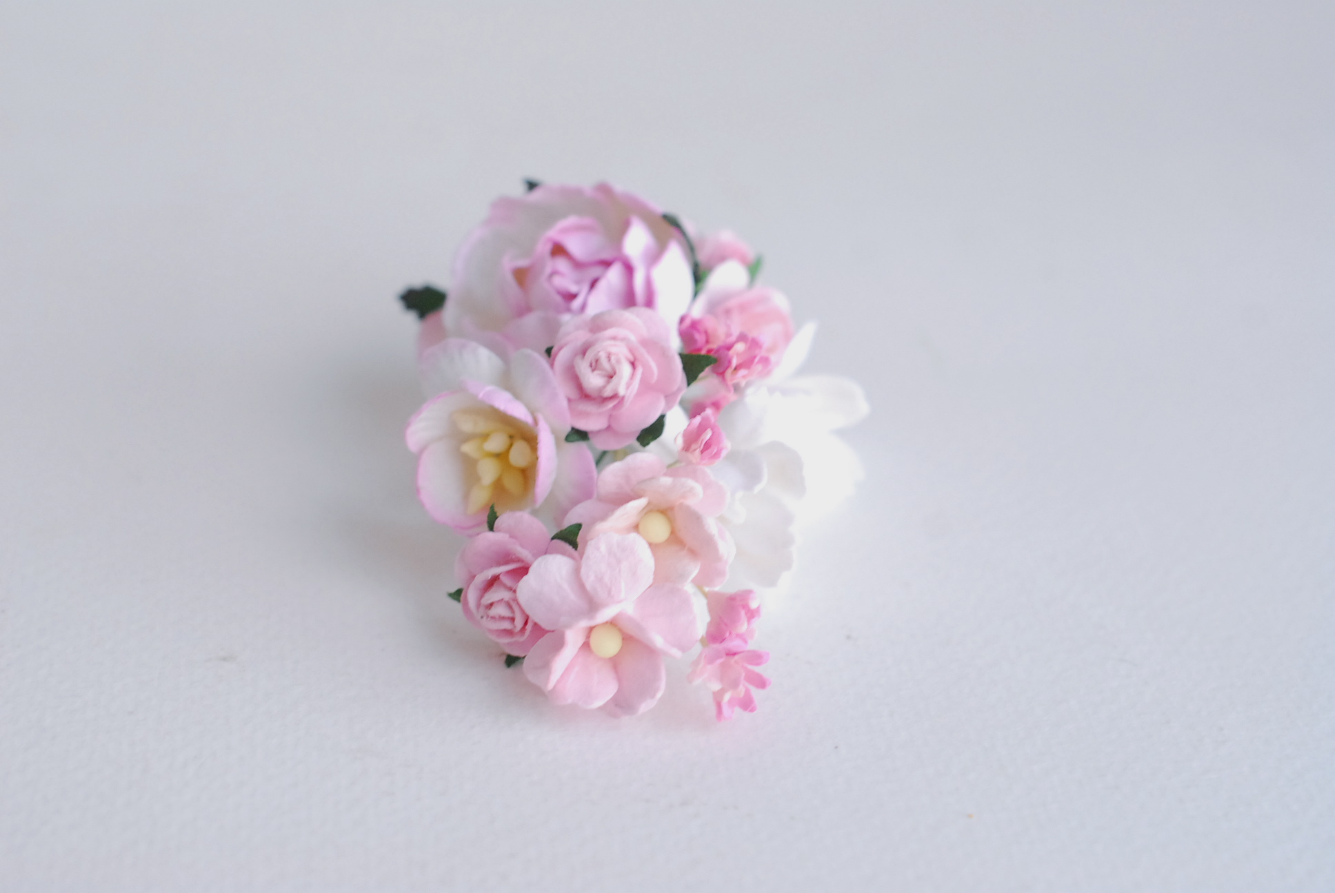 ช่อดอกไม้ติดอกเจ้าบ่าว ช่อดอกไม้ประดับ งานแต่งงาน งานประดิษฐ์ ของชำร่วย ดอกไม้กระดาษสา งานแต่งงาน DIY wedding boutonniere