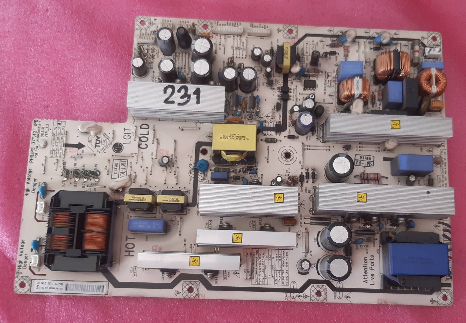 อันที่ 231 PHILIPS 42PFL5403 ซัฟฟลาย 2300KEG031A PLHL-T721A-T720A ดีเทสแล้ว