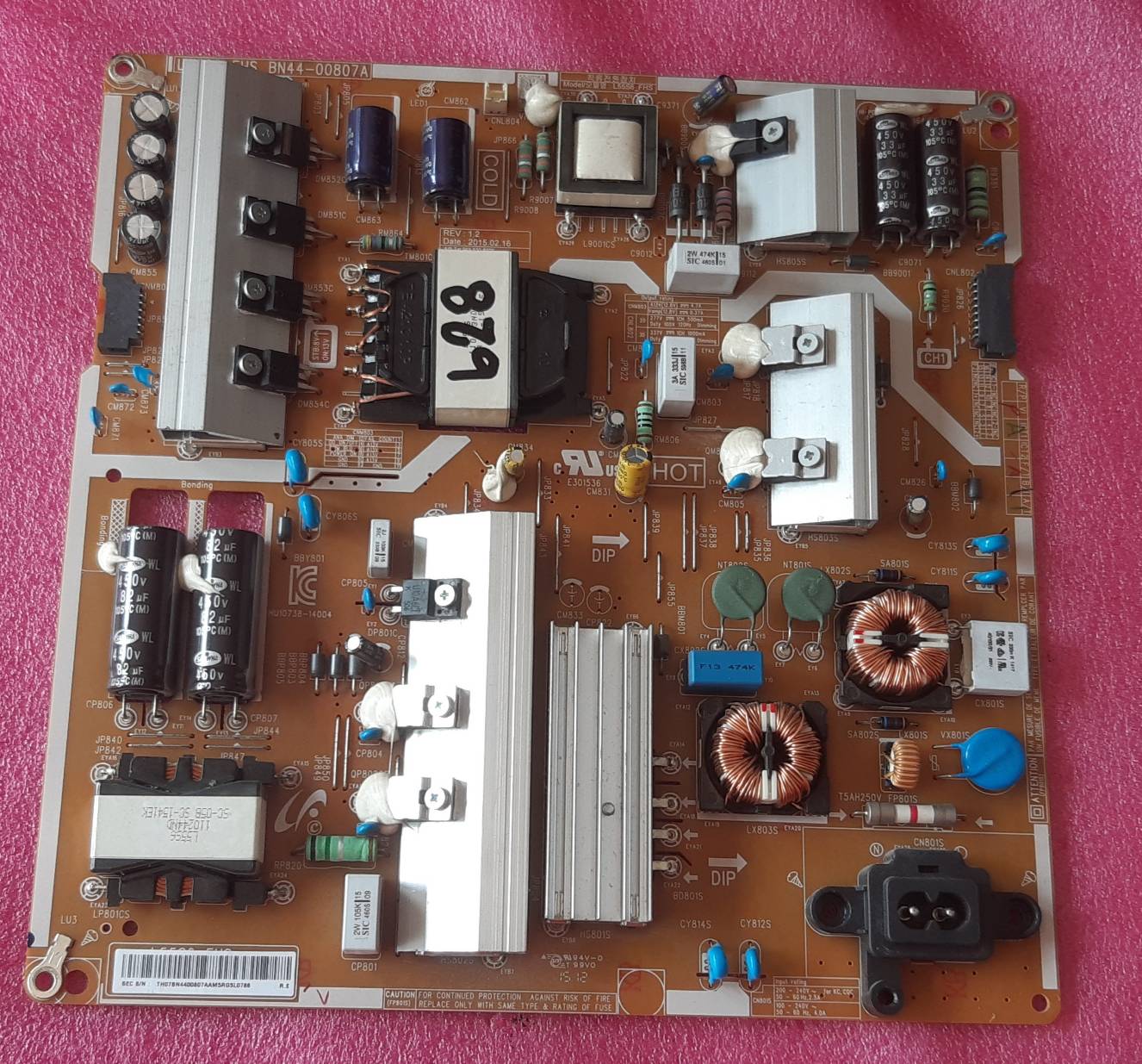 อันที่ 628 Samsung UA55JU6600K ซัฟฟลาย BN44-00807A ดีจอแตก