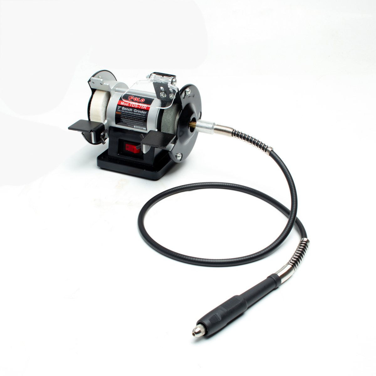 มอเตอร์หินไฟสายอ่อน 3 นิ้ว POLO รุ่น TDL-75R มอเตอร์ 1/15 แรง กำลัง 0.05 kW