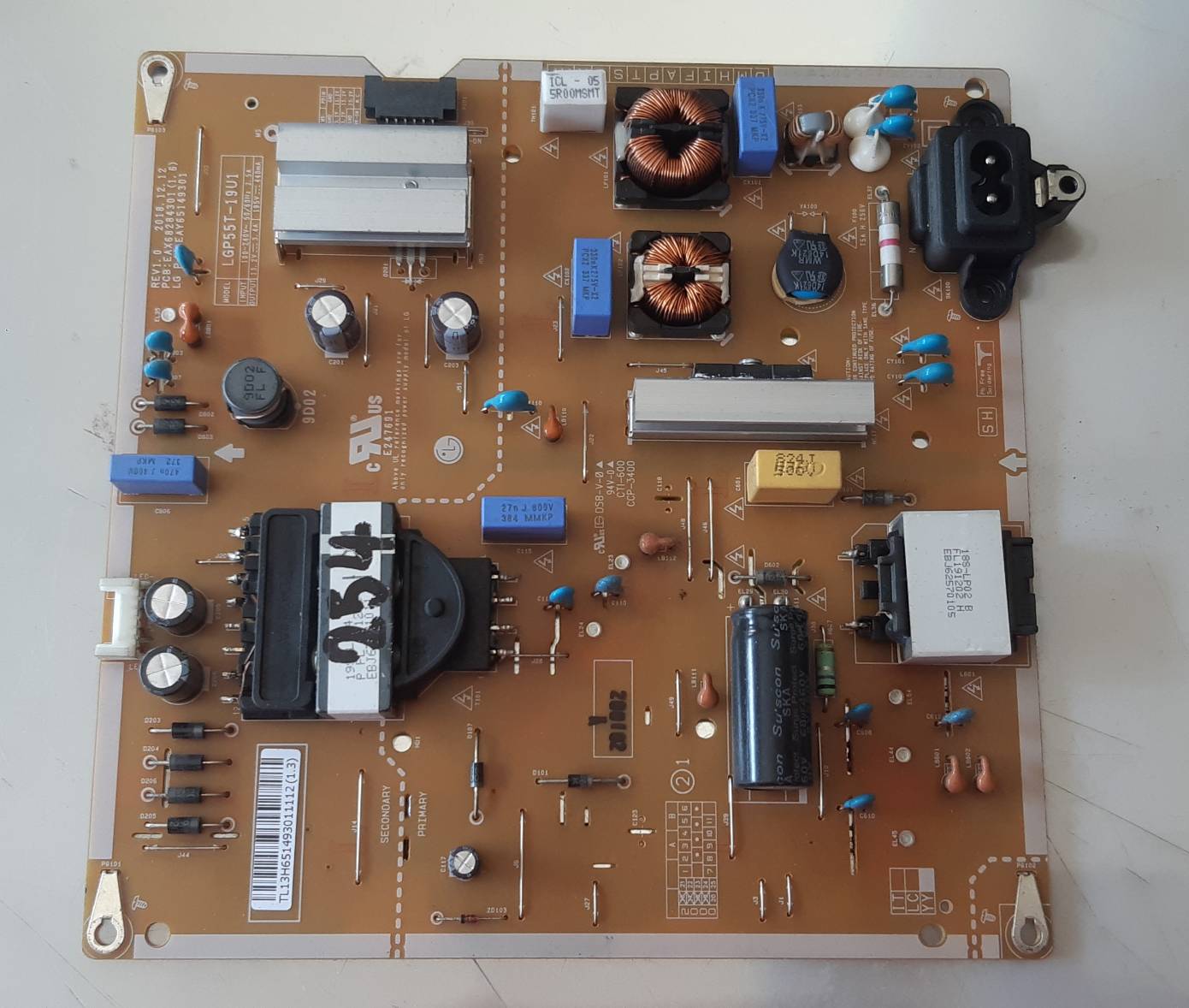 อันที่ 254 LG 55UM7300 ซัฟฟลาย EAX68284301 EAY65149301 ดีเทสแล้ว