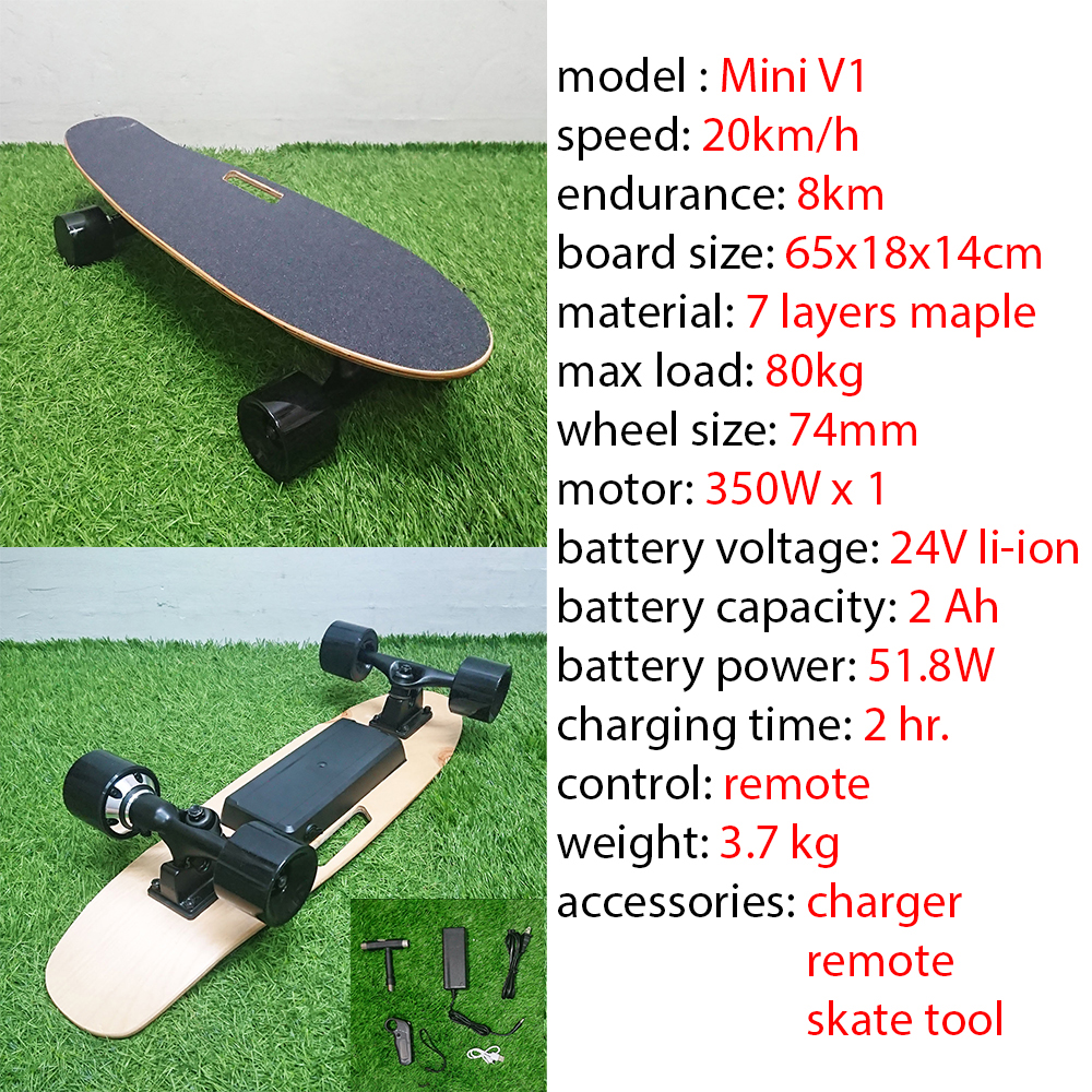 0400 สเก็ตบอร์ดไฟฟ้า รุ่นเล็ก ขนาดเล็ก พกพาง่าย รับประกัน 3เดือน มีหลายรุ่นให้เลือก มีอะไหล่เปลี่ยน
