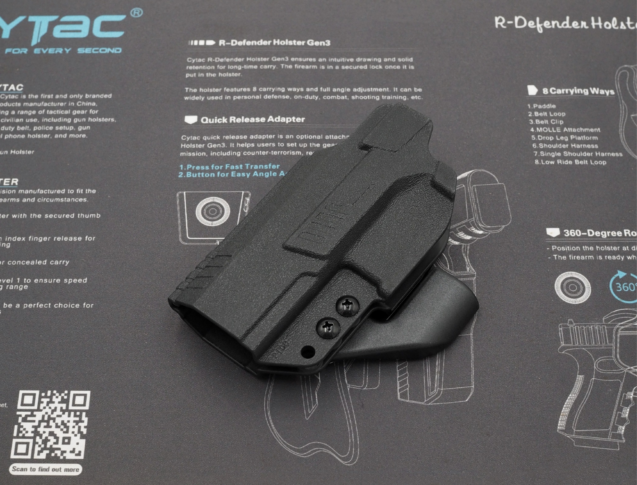 ซองพกใน Polymer รุ่น I-Mini-guard CZ P-10 C (K0420)