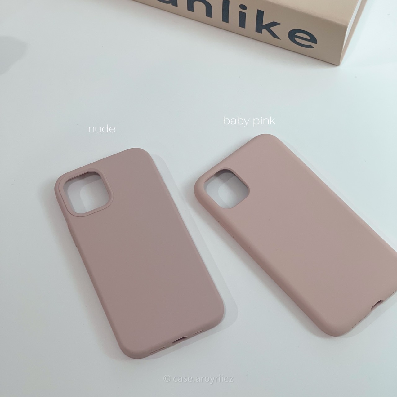 Silicone Case (pink nude colors) ** สำรองสี 1 สีกันหมด **