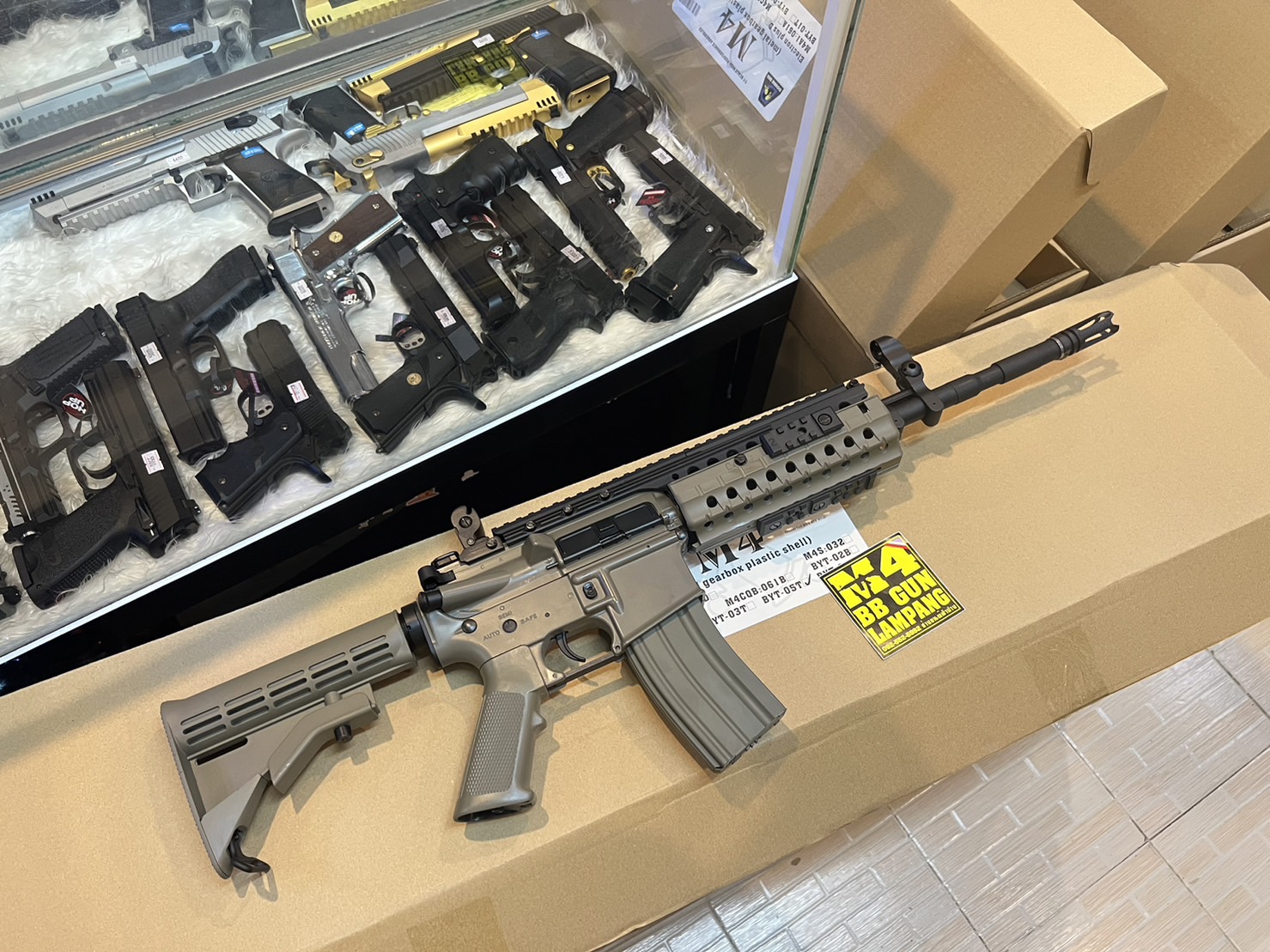 Double Bell BYT-05T M4 S-SYSTEM (ABS) TAN