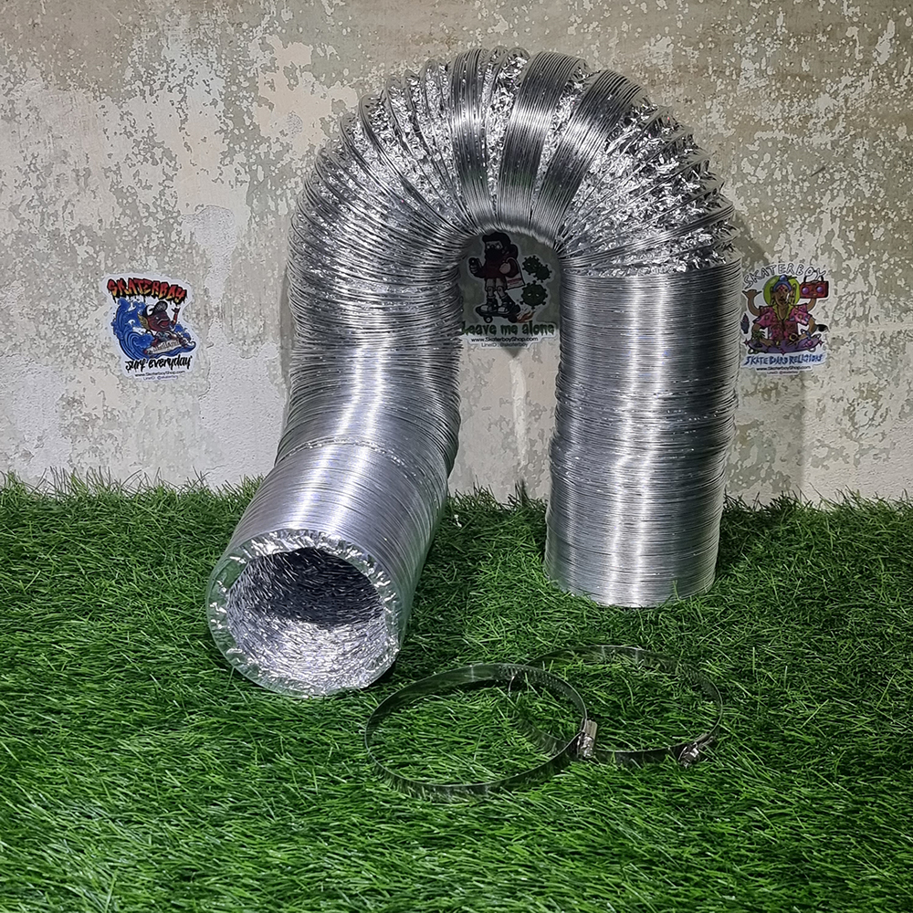 [1001] ชุดระบายความร้อน 4นิ้ว ตู้ปลูกต้นไม้ พัดลม ท่อลมดูดอากาศ กรองกลิ่นคาร์บอน ปรับความแรงได้