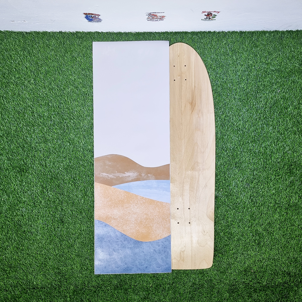 [0303] สติ๊กเกอร์ PVC ติดใต้ท้องบอร์ด ติดง่าย กันน้ำ ลายเรียบๆ