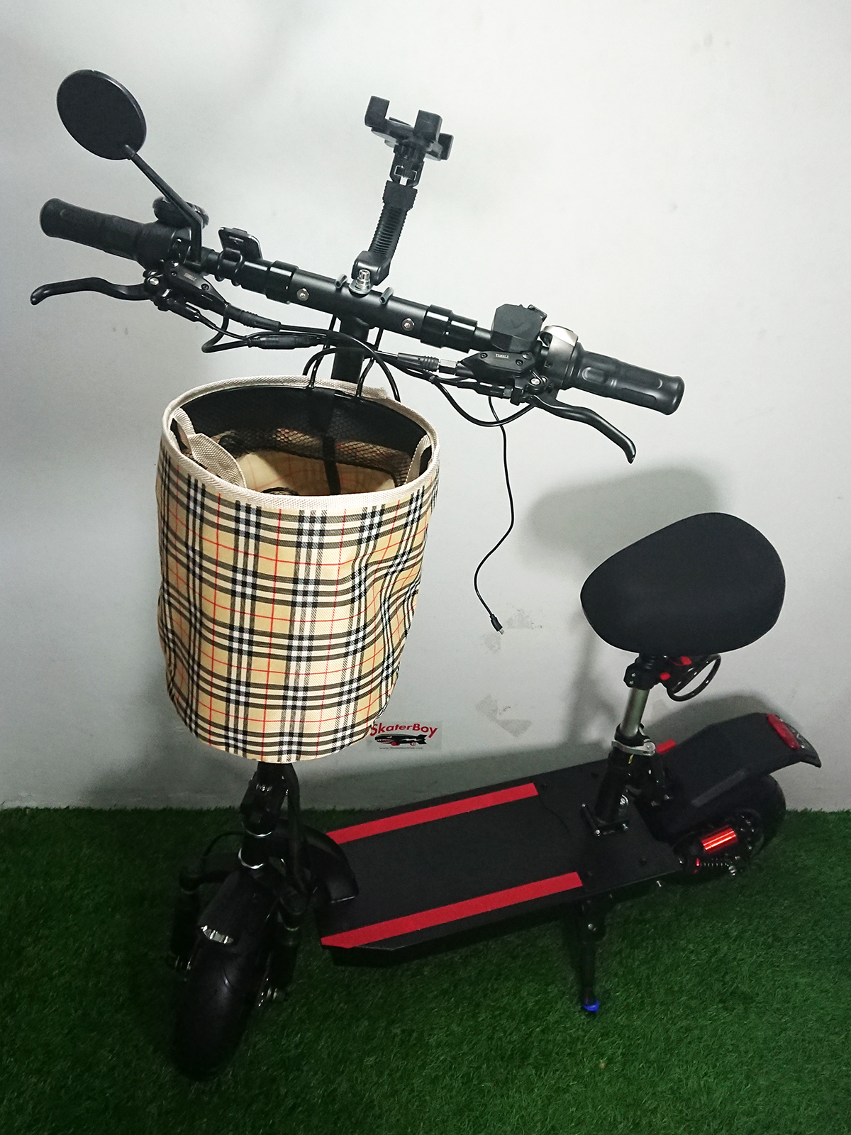 [0601] สกู็ตเตอร์ไฟฟ้า รุ่น BigScoot ล้อ 11 นิ้ว แบตเตอรี่ 60V ใช้เดินทางจริงจัง ฟังก์ชั่นเพียบ Electric scooter