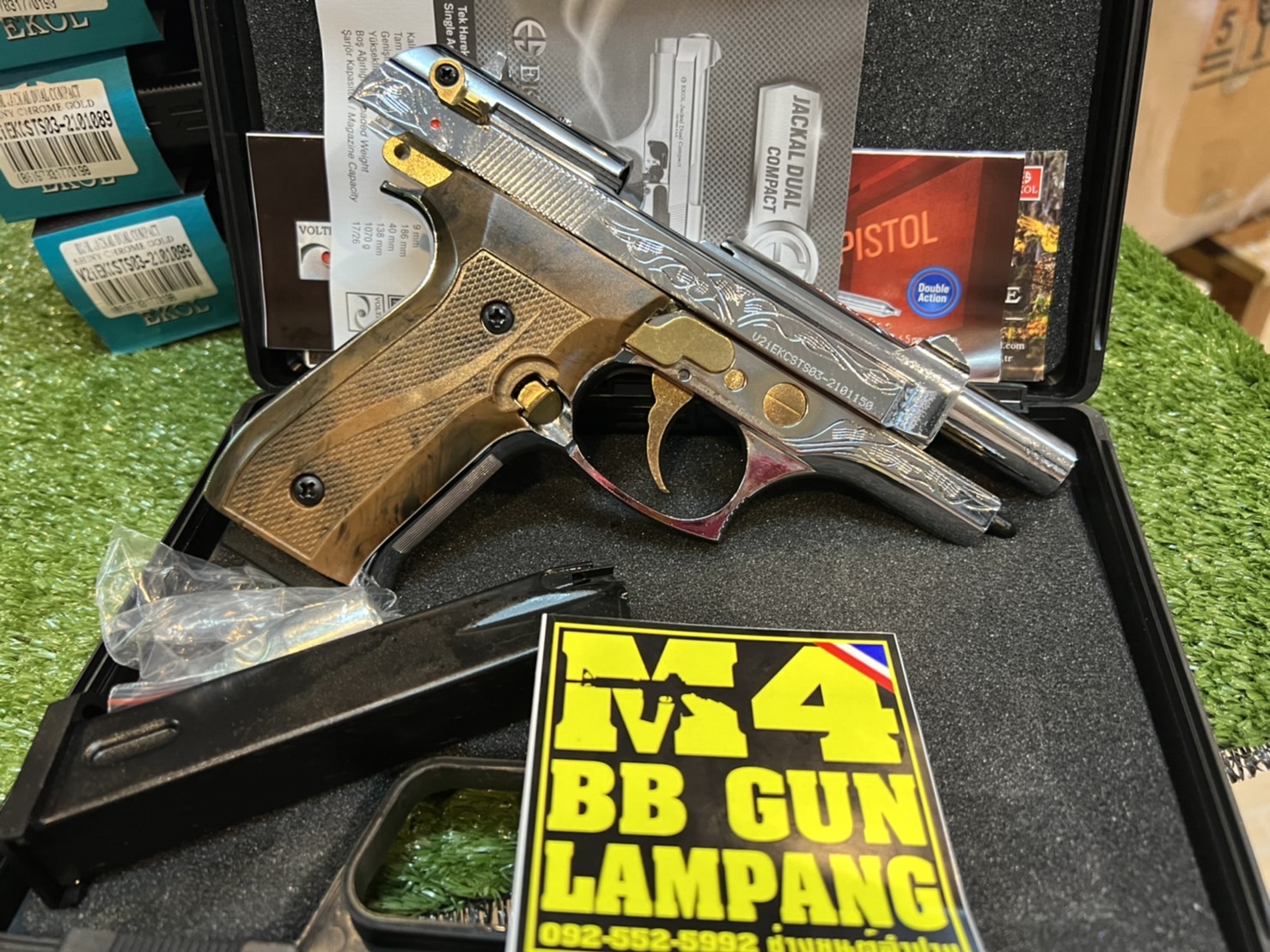 EKOL Jackal Dual Compact เงินเงา-ลายไทย-ไกรทอง