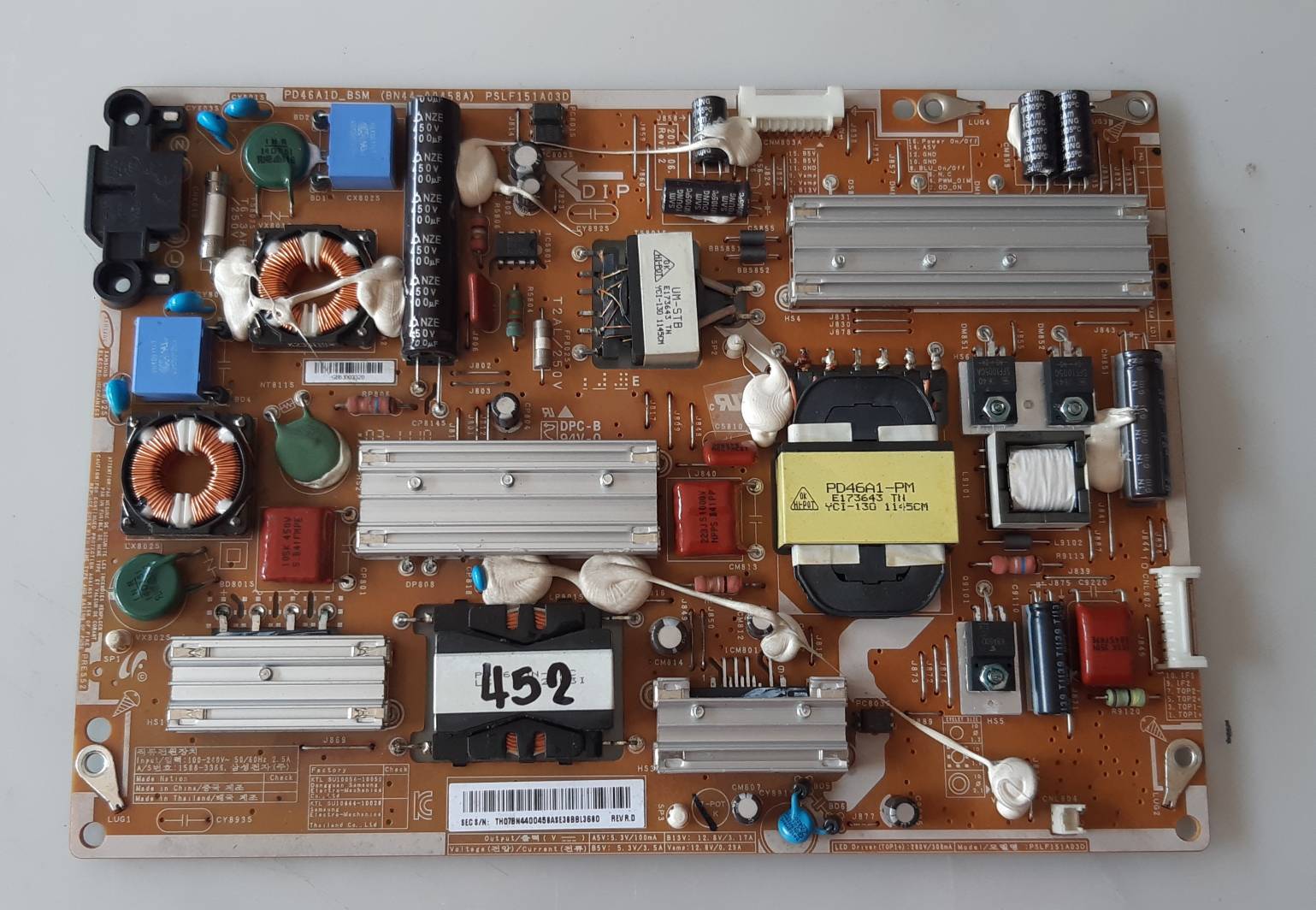 อันที่ 452 Samsung UA46D6000SR ซัฟฟลาย BN44-00458A ดีเทสแล้ว