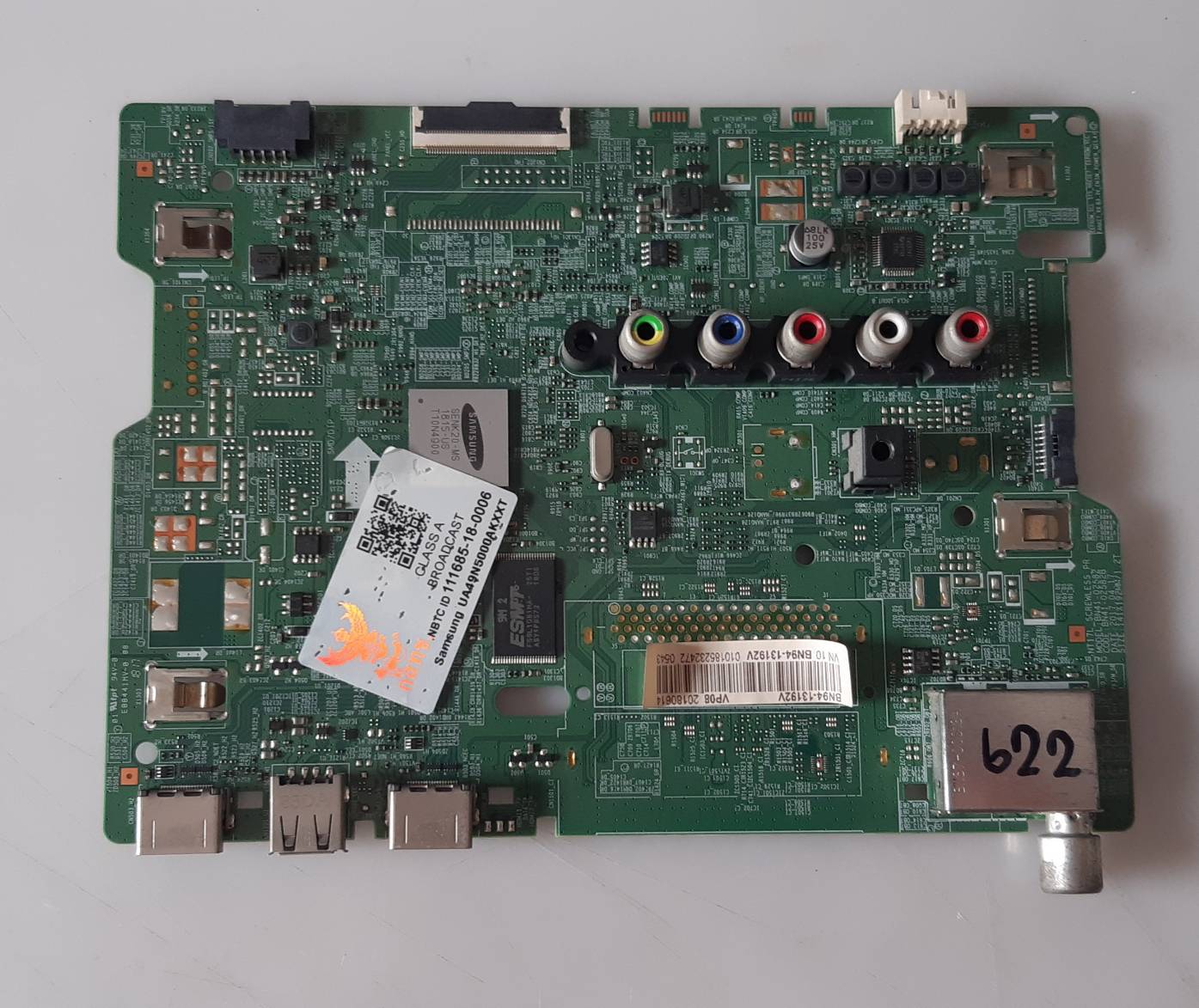 อันที่ 622 Samsung UA49N5000AK ซีสเตร็ม BN41-02582B ดีเทสแล้ว