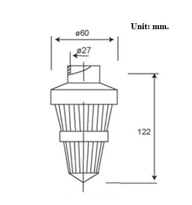 Bottom Strainer สแตนเนอร์ล่าง สำหรับท่อ 3/4 นิ้ว