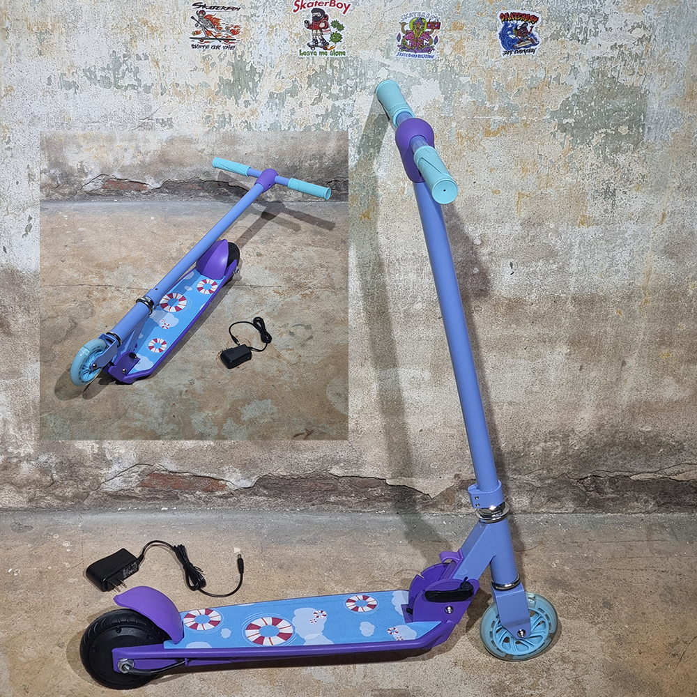 [0601] สกู็ตเตอร์ไฟฟ้า รุ่น KID scoot ล้อ4Inch เร็ว7km/h ระยะ5km