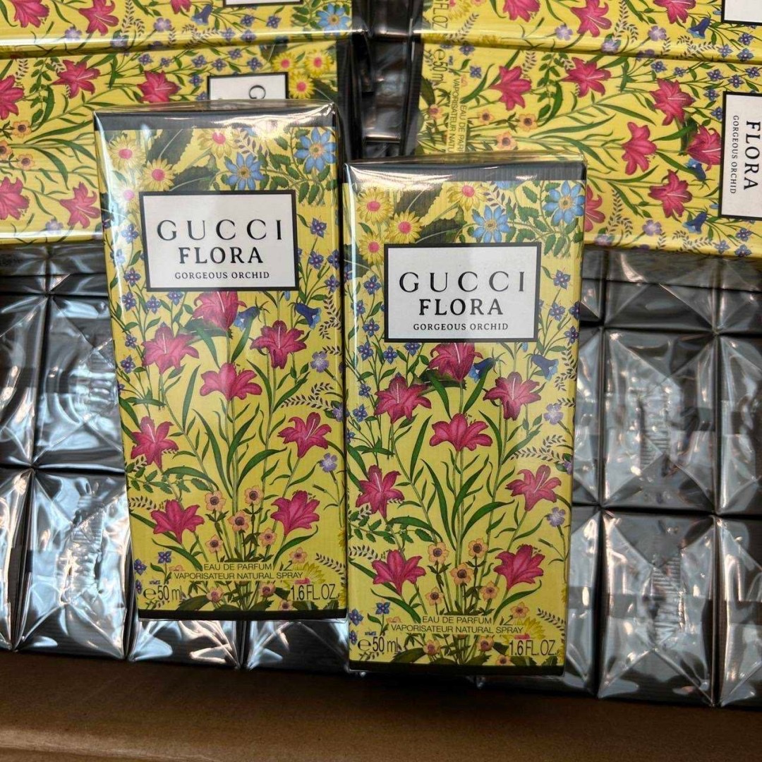 New 2024 !! Gucci Flora Gorgeous Orchid EDP 50 ml (Counter Box)