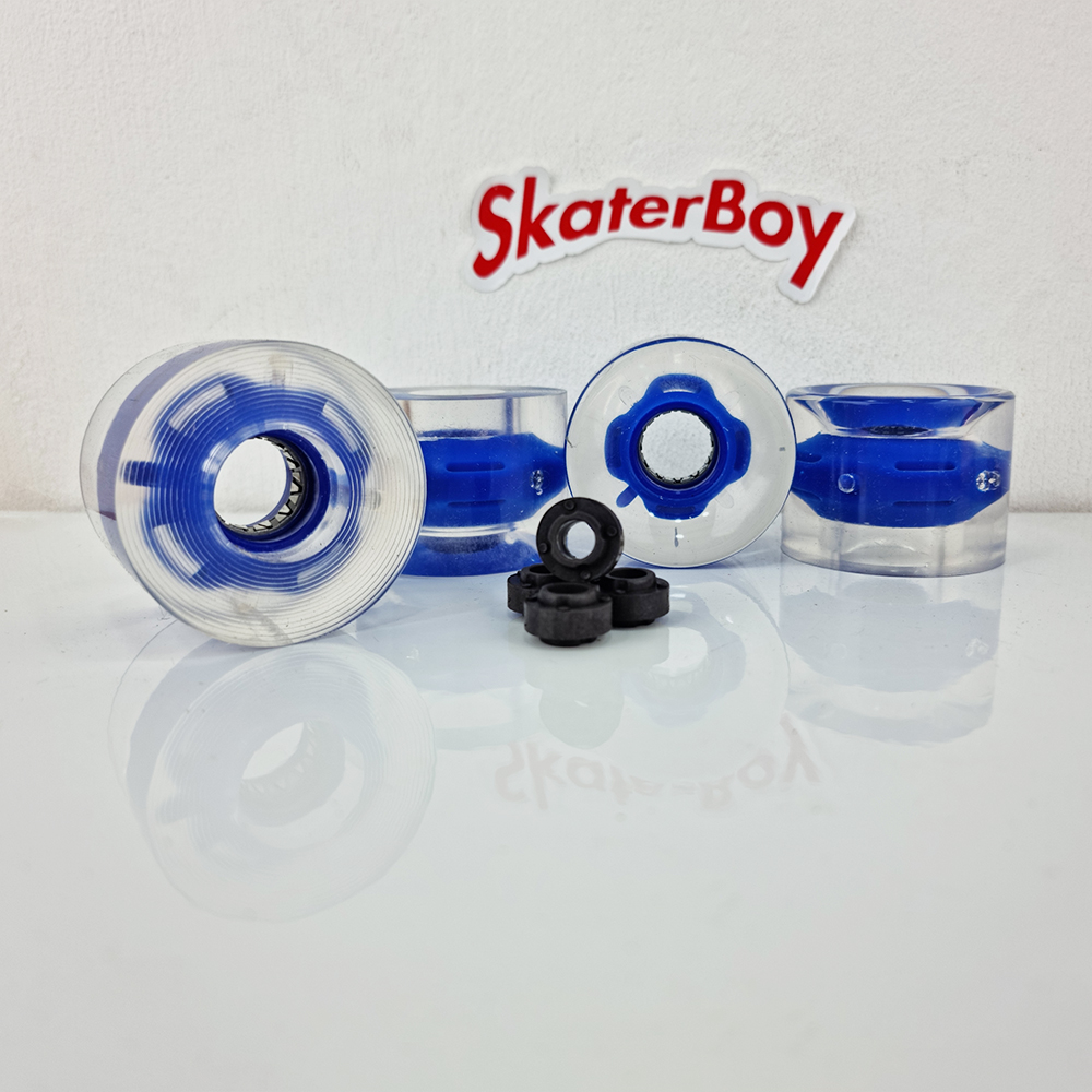 [0316] ล้อสเก็ตบอร์ด มีไฟ ขนาด 60x45mm 78A พร้อม magnetic spacer หลายสี longboard surf skateboard