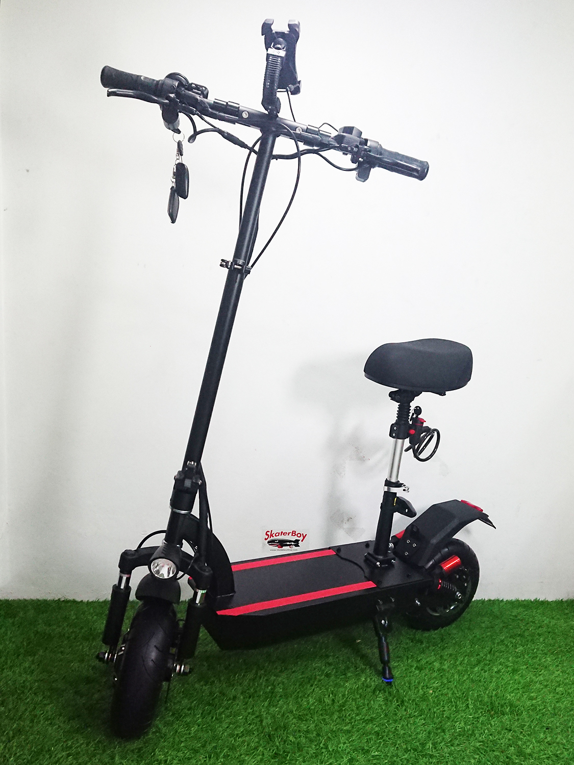 [0601] สกู็ตเตอร์ไฟฟ้า รุ่น BigScoot ล้อ 11 นิ้ว แบตเตอรี่ 60V ใช้เดินทางจริงจัง ฟังก์ชั่นเพียบ Electric scooter