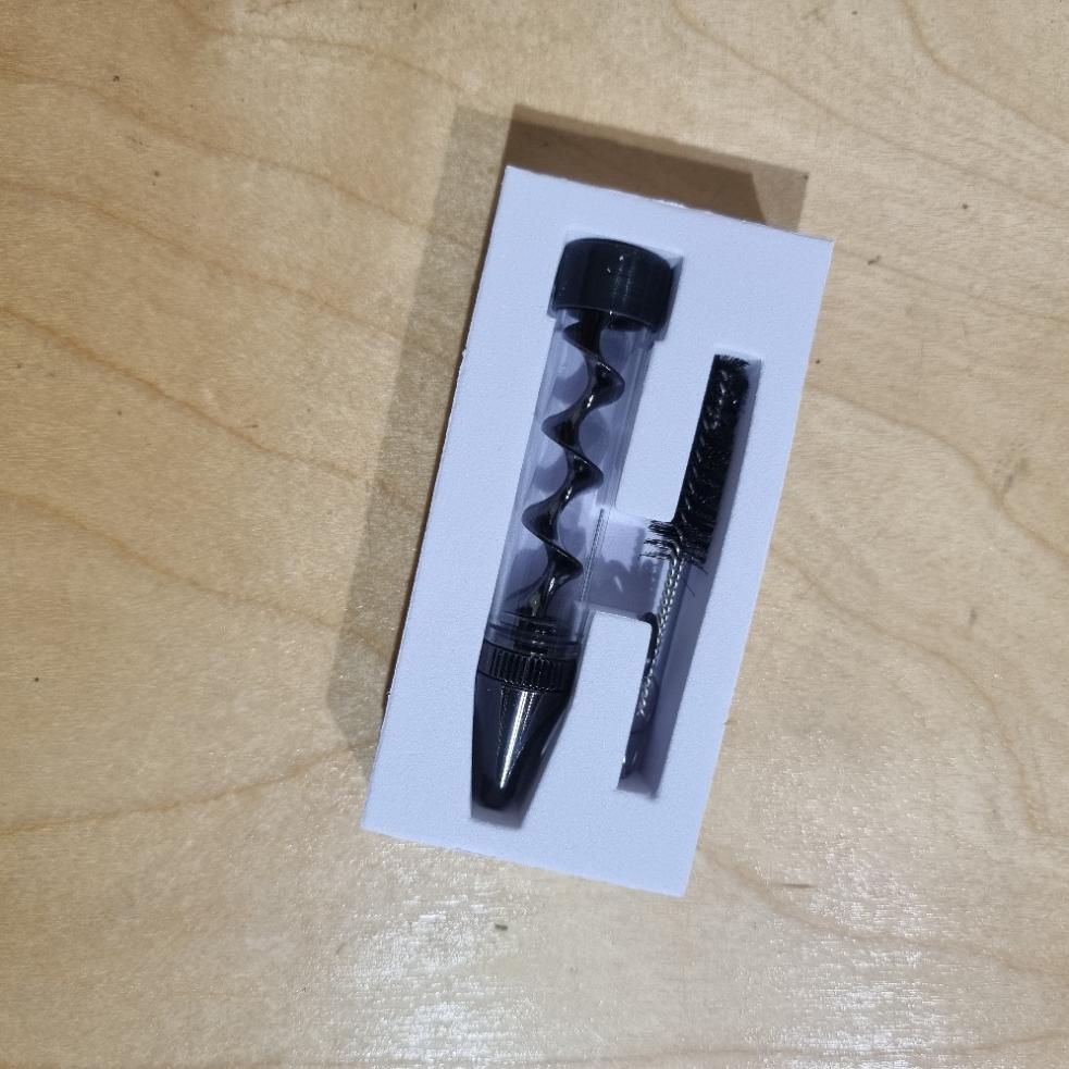 [1006] ท่ออเนกประสงค์ Twisty Glass Blunt พร้อม อุปกรณ์ทำความสะอาด ขนาดเล็ก พกง่าย chillum