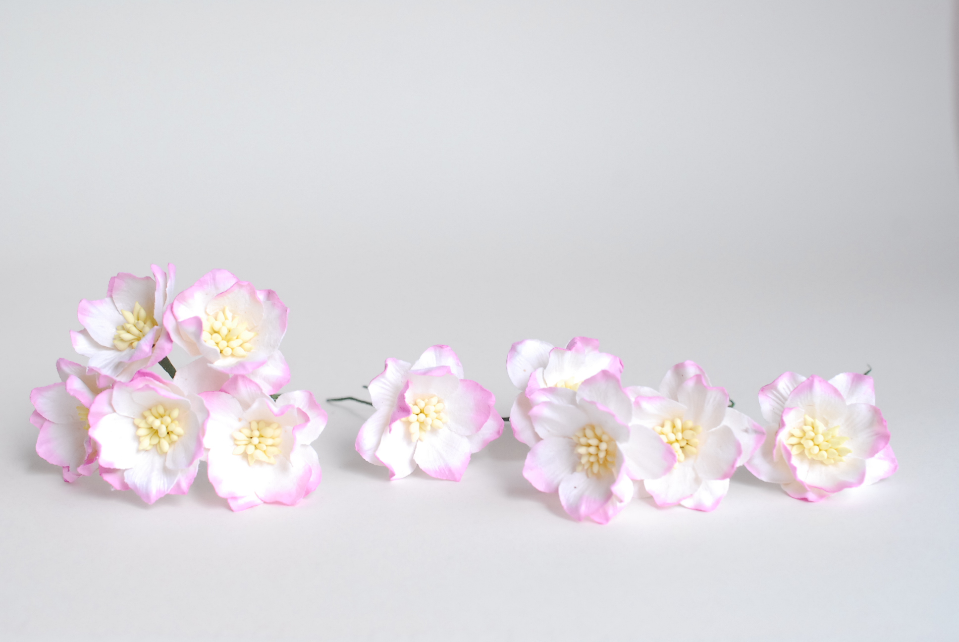 ดอกไม้กระดาษสา ดอกโลตัสอินโดนิเซียกระดาษ ดอกไม้กระดาษสาราคาส่ง ดอกไม้กระดาษสำหรับตกแต่งของชำร่วย งานแต่งงาน ทำช่อดอกไม้ติดอกเจ้าบ่าว ข้อมือดอกไม้เจ้าสาว ขนาด3.5 cm. 25 ดอก สีชมพปัด Paper flowers supplies: DIY wedding tools Big Cherry blossom (Lotus Indoni