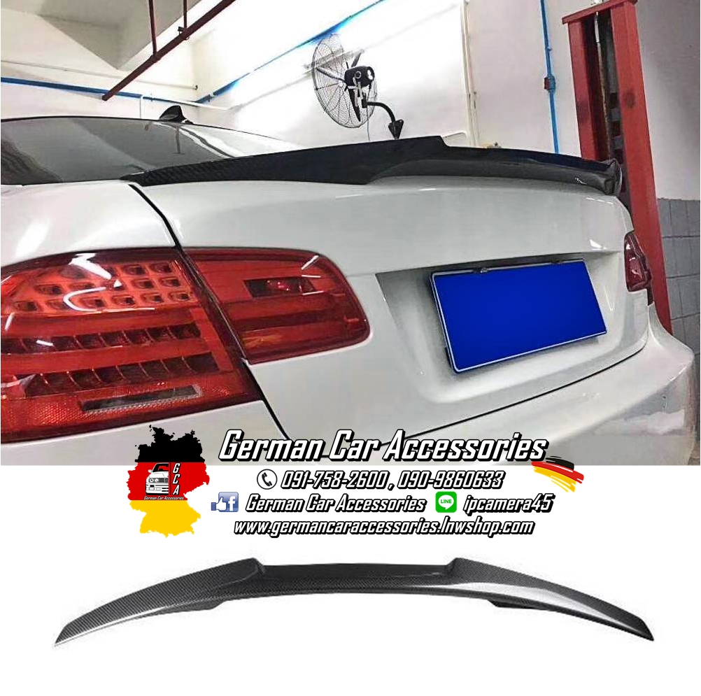 Spoiler Dry Carbon ทรงM4 BMW E92