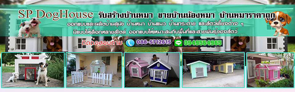 ออกแบบและผลิตบ้านหมา
