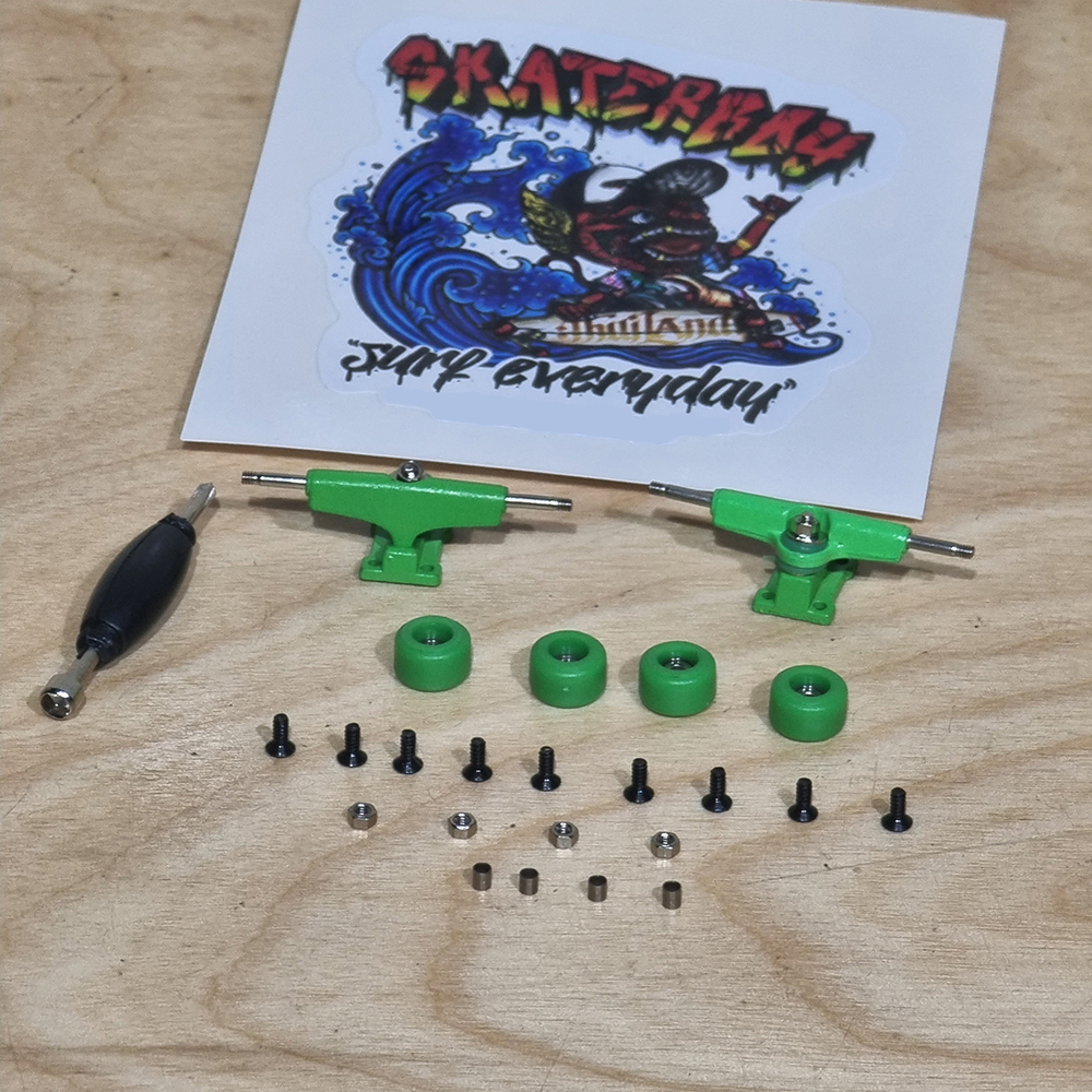 [0205] อะไหล่แต่ง ทรัค ล้อ ฟิงเกอร์บอร์ด สเก็ตบอร์ดนิ้ว ฝึกท่าได้เหมือนสเก็ตจริง