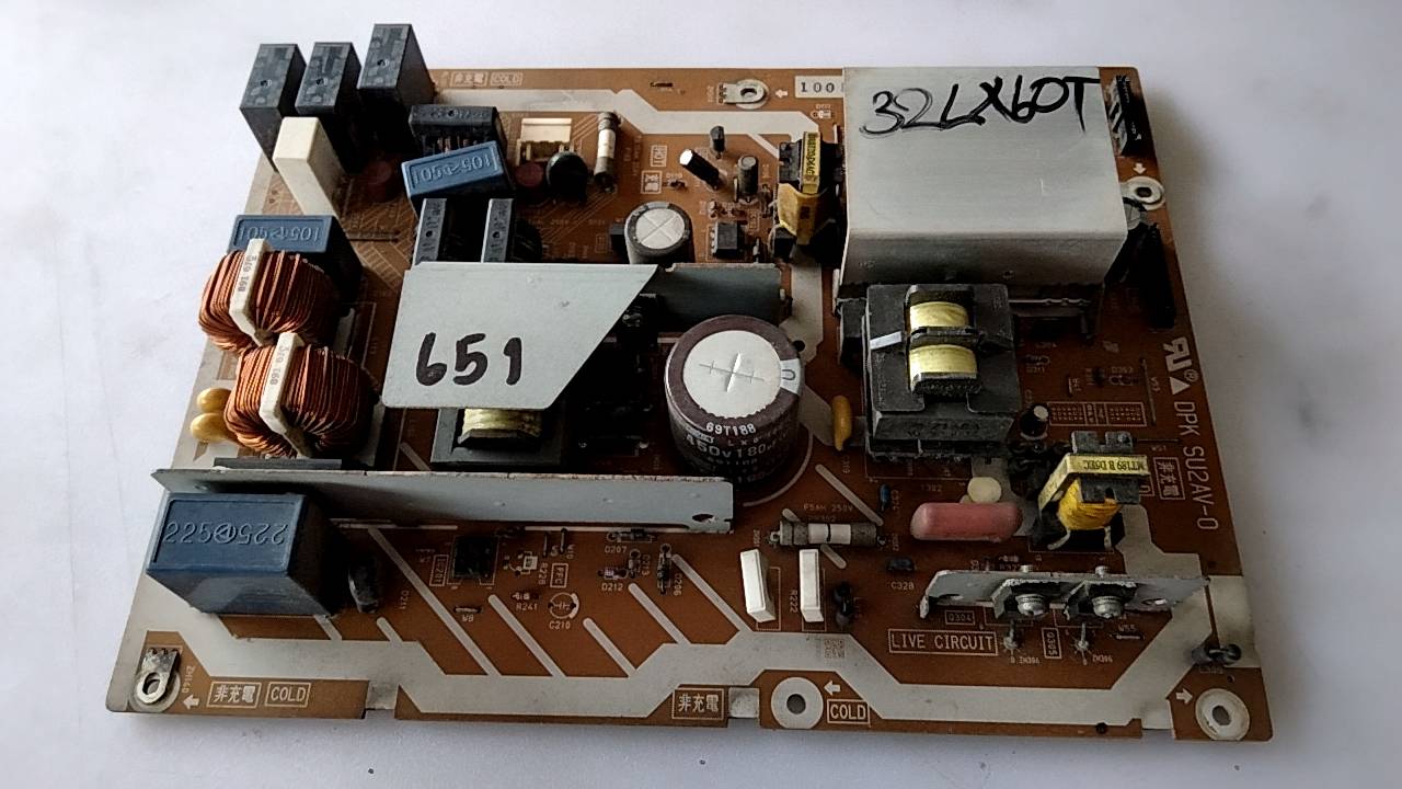 อันที่ 651 Panasonic TH-32LX60T ซัฟฟลาย DPK SU2AV-0 LSJB1221-1 ดีเทสแล้ว