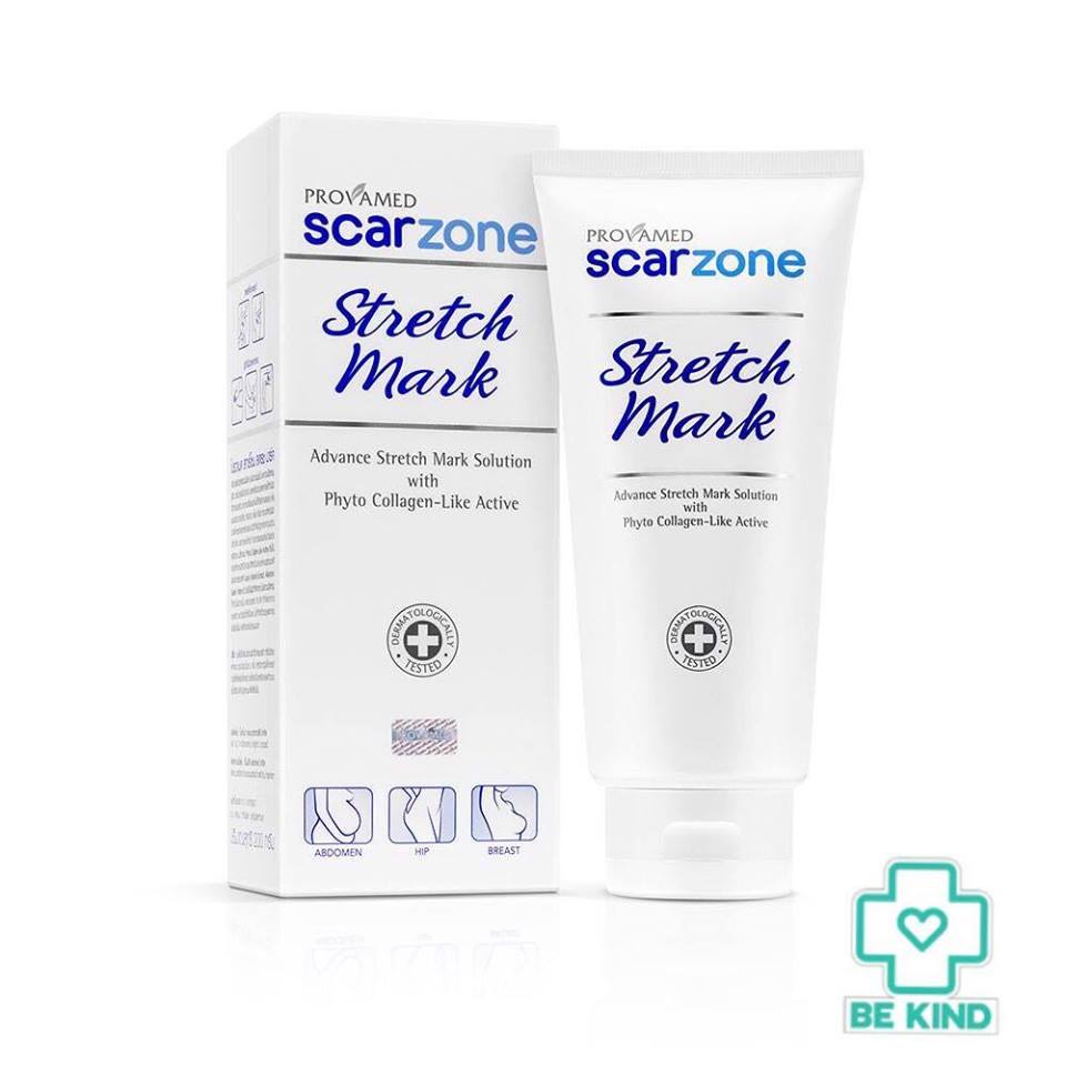 ครีมทาผิวแตกลาย Provamed Stretch Mark Cream 200 ml. ครีมบำรุง ป้องกัน ผิวแตกลาย