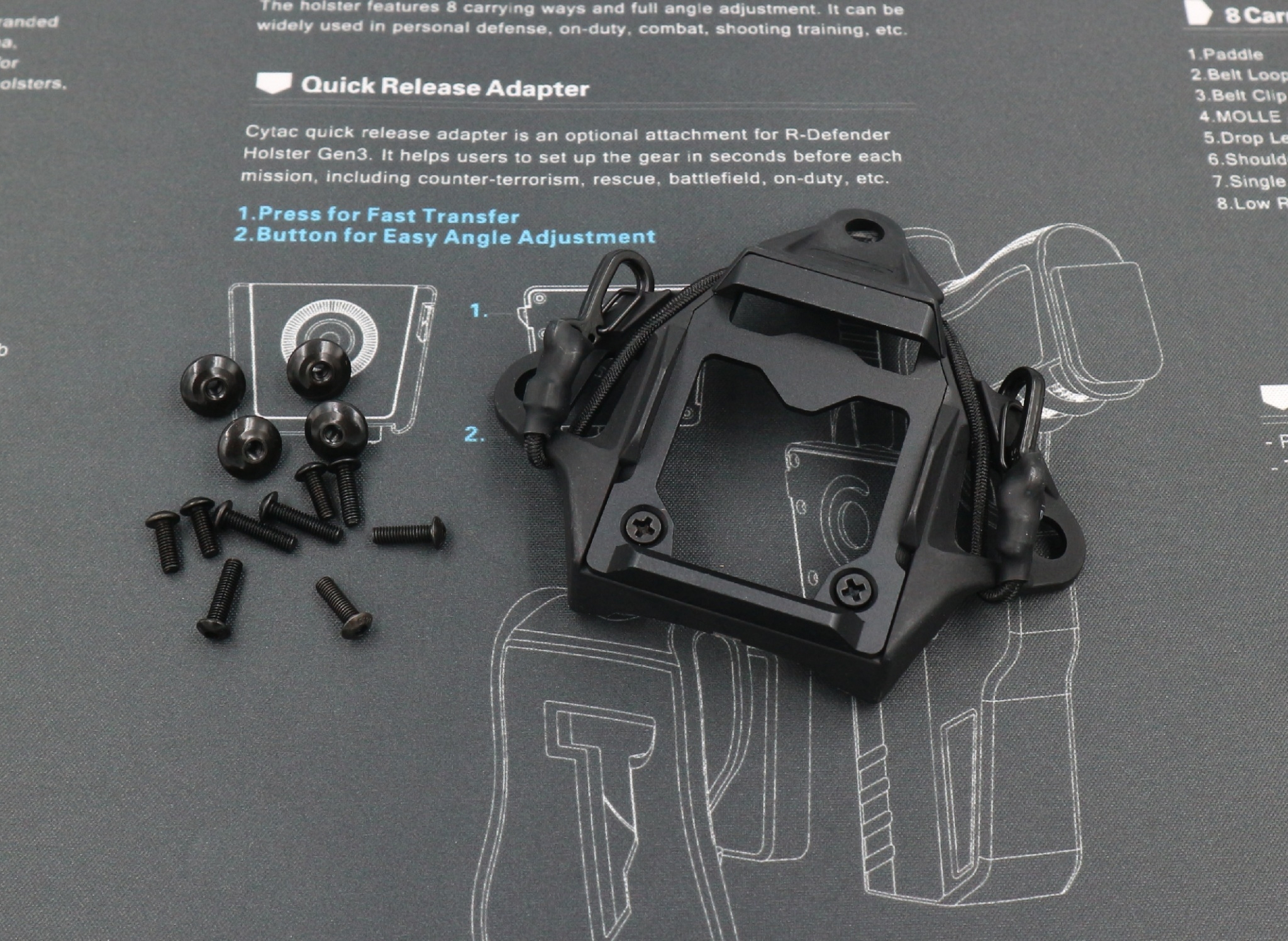 แป้นติดหมวก FMA รุ่น Modular Bungee ( TB-1313 ) (K0590)