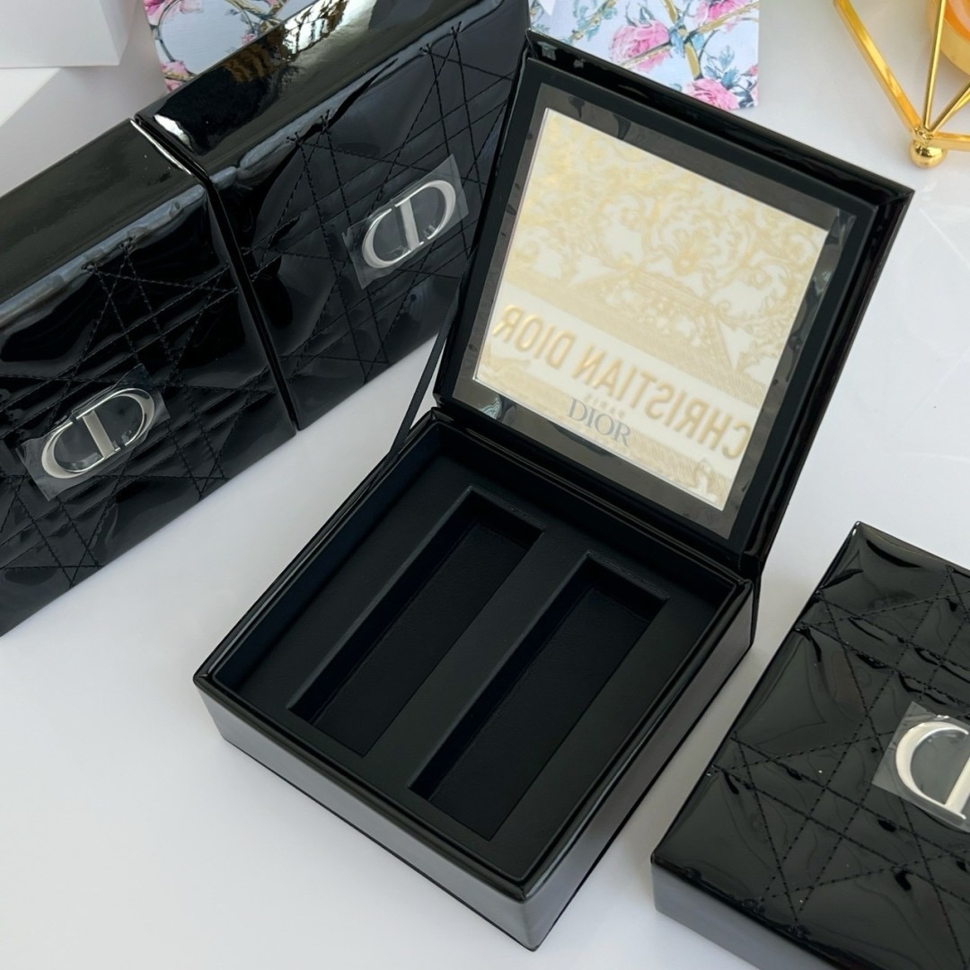 Dior Lipstick Case - กล่องเปล่าใส่ลิป 2 ช่อง พร้อมกระจก