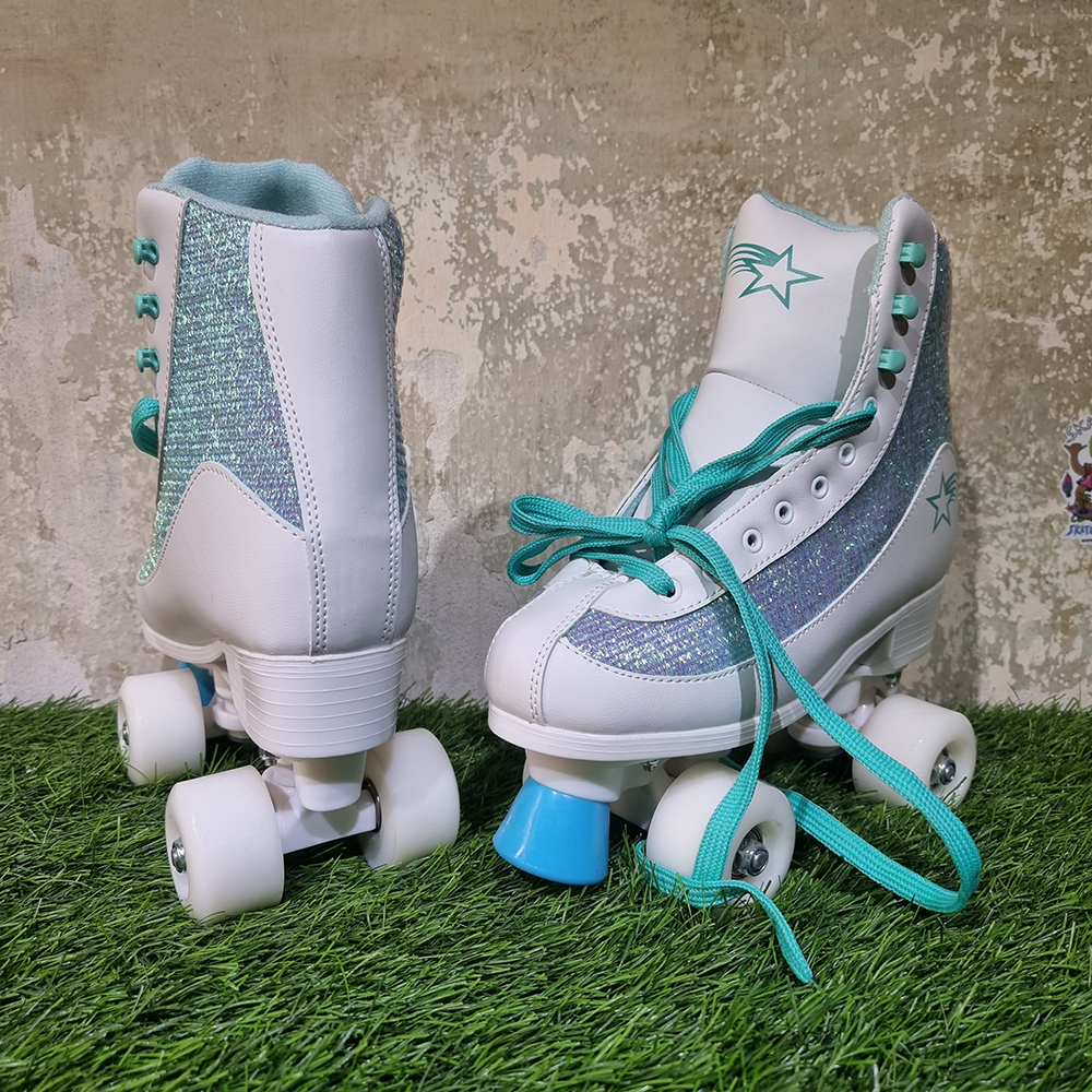 0231 รองเท้า Roller skate ผิวมัน ส้นสูง สำหรับผู้ใหญ่ คุณภาพดี