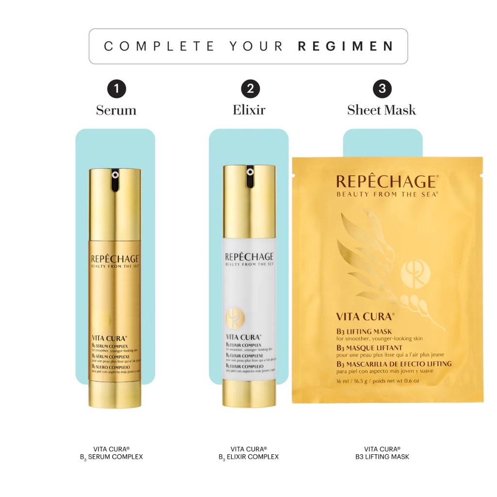 Repechage Vita Cura B3 Lifting Mask, แบ่งขาย 1 Sheet Mask 0 กก.