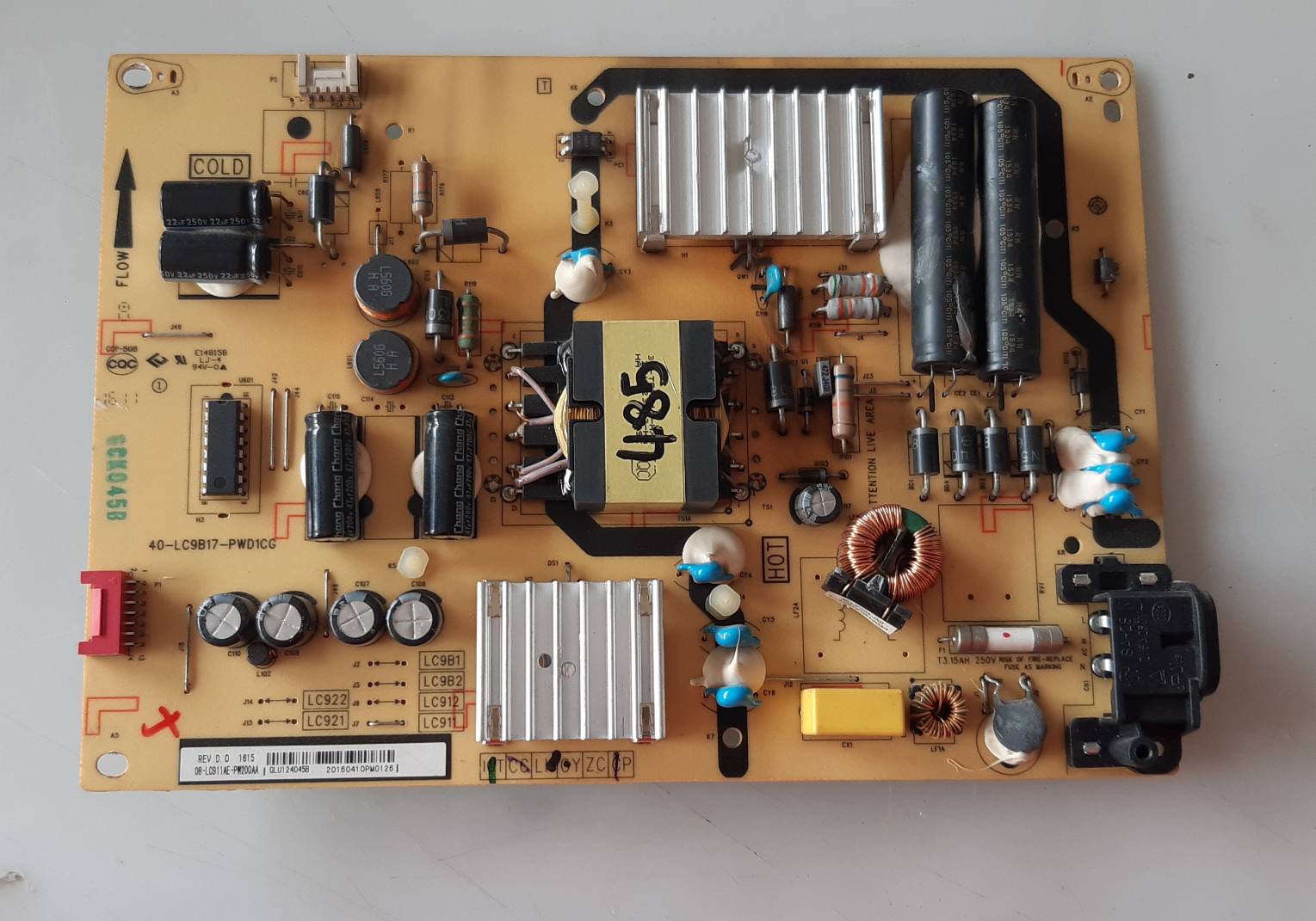 อันที่ 485 TCL 43S4800 ซัฟฟลาย 40-LC9B17-PWD1CG ดีเทสแล้ว