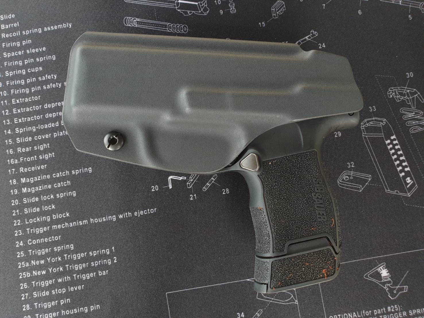 ซองพกใน Kydex SiG Sauer P365 (K0500)