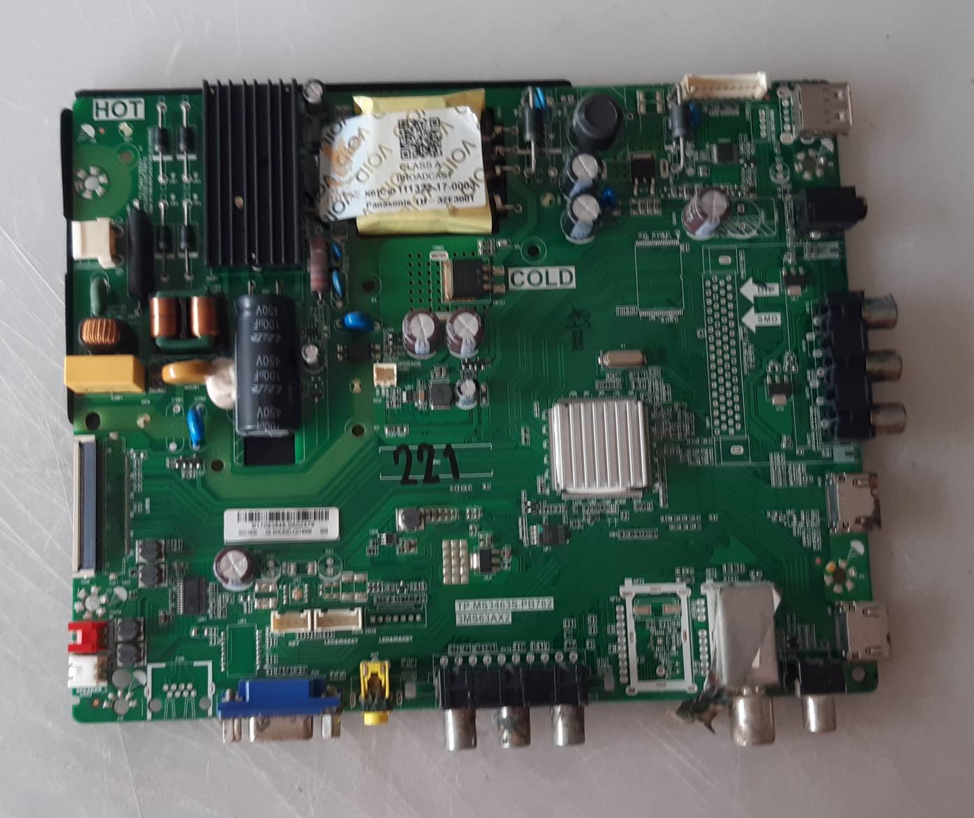 อันที่ 221 Panasonic TH-32E300T ซีสเตร็ม TP.MS3463S.PB782 3MS63AX2 ดีเทสแล้ว